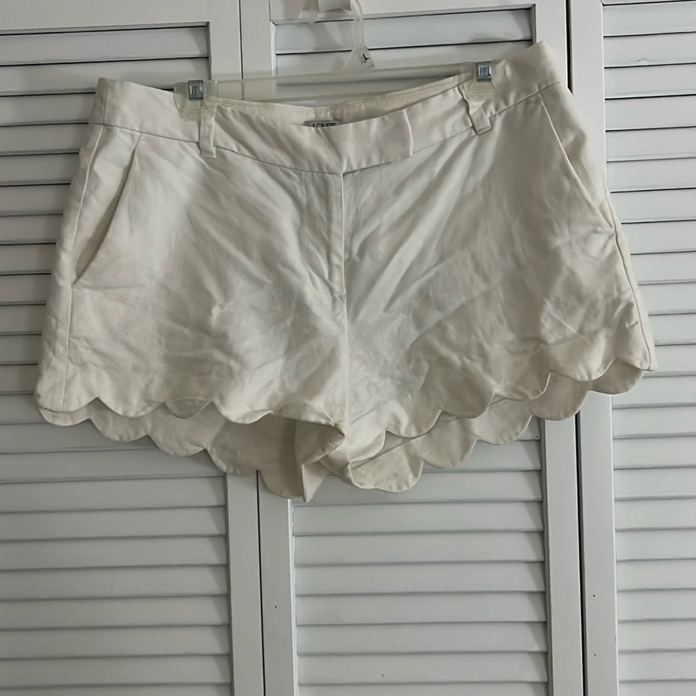 J.Crew Factory scalloped shorts